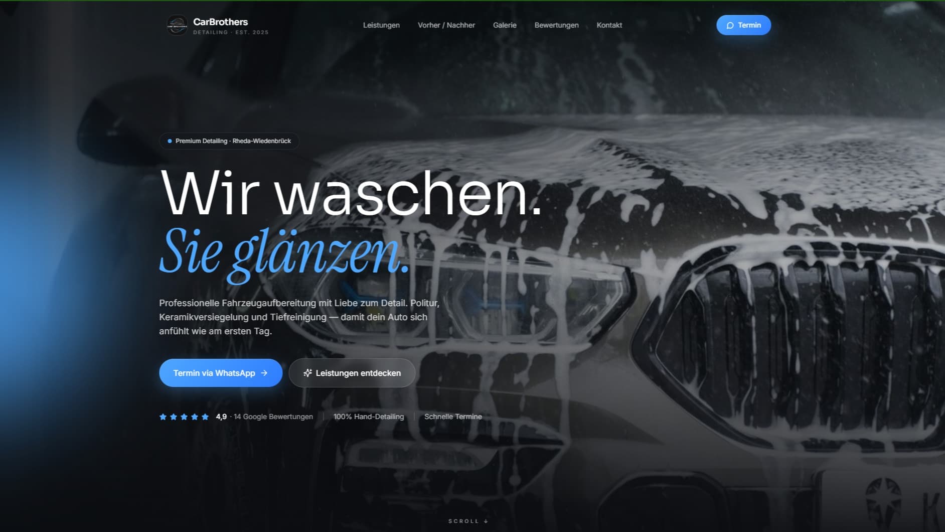CarBrothers25 - Auto Detailing Website